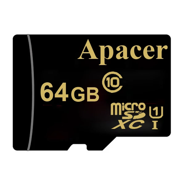کارت حافظه microSDXC اپیسر مدل AP64GA کلاس 10 استاندارد UHS-I U1 سرعت 45MBps ظرفیت 64 گیگابایت — تصویر ۳
