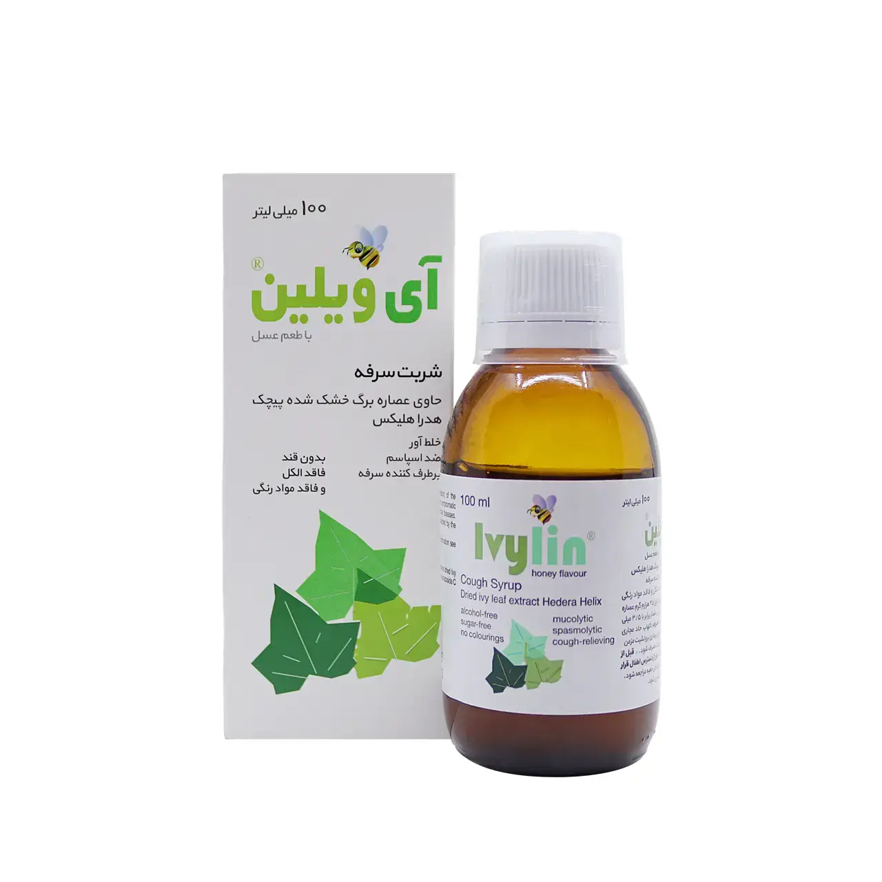 شربت ضد سرفه آی ویلین با طعم عسل لاگاپ 100 میلی لیتر