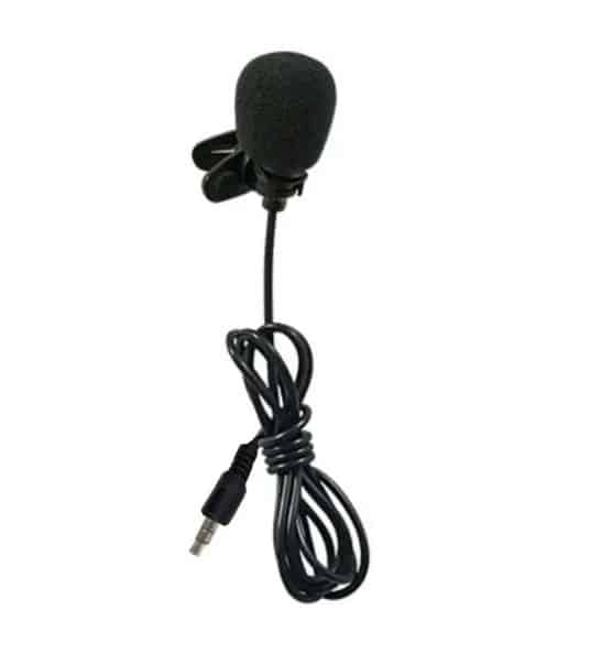 میکروفون یقه ای لاوالیر مدل GL-121 با پورت جک 3.5 میلی متر ی