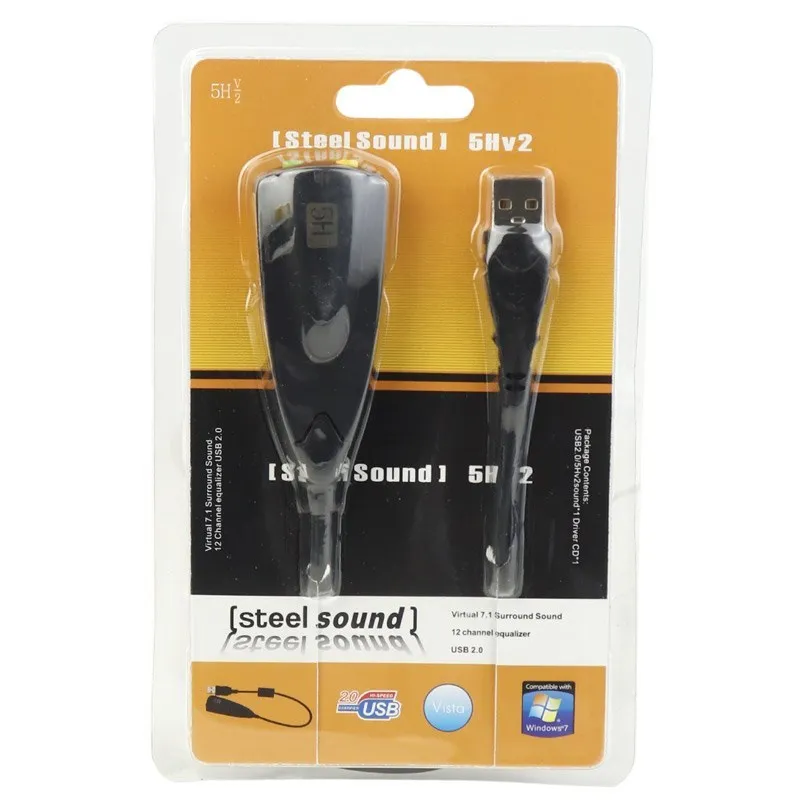 تبدیل صدا اکسترنال Steel Sound مدل 5HV2 ۷.۱ کاناله — تصویر ۲