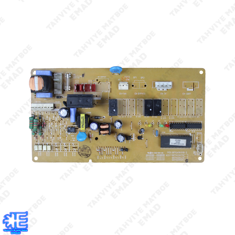 برد کولرگازی الجی استوک کد(BSL1)6870A90101B-3_6871A20501_6871A20273