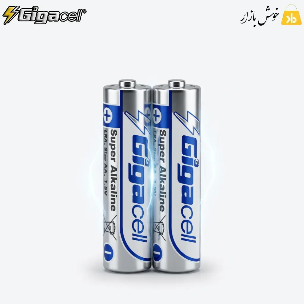 باتری قلمی آلکالاین گیکاسل Gigacell LR6 — تصویر ۵