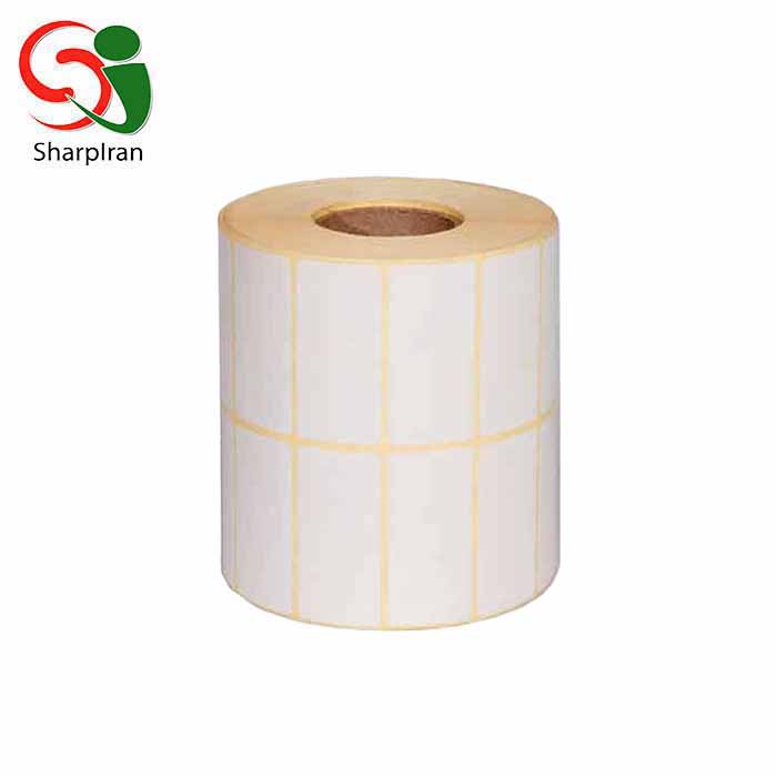 لیبل کاغذی 50*30 دو ردیفه 3000 عددی