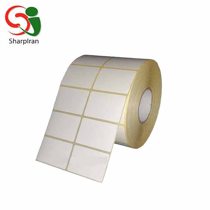 لیبل کاغذی 45*30 دو ردیفه 4000 عددی