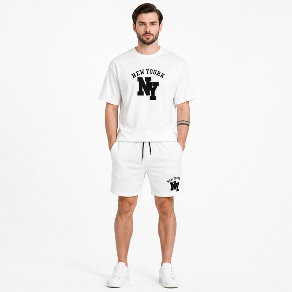 ست تاپ شلوارک مدل NY YOURK