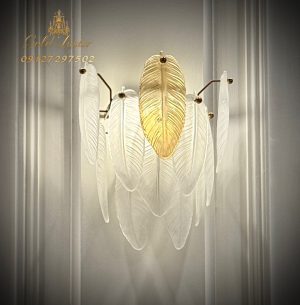 لوستر برگی مدل دیواری