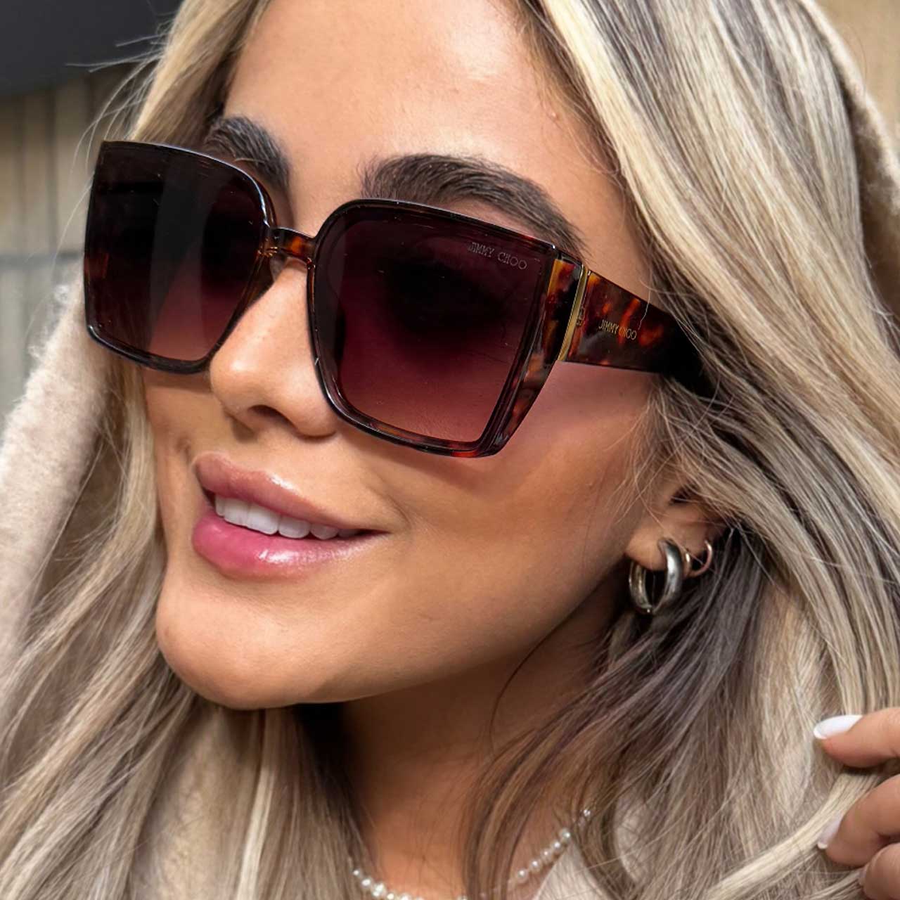 عینک آفتابی زنانه جیمی چو کد Jimmy Choo 3846 — تصویر ۳