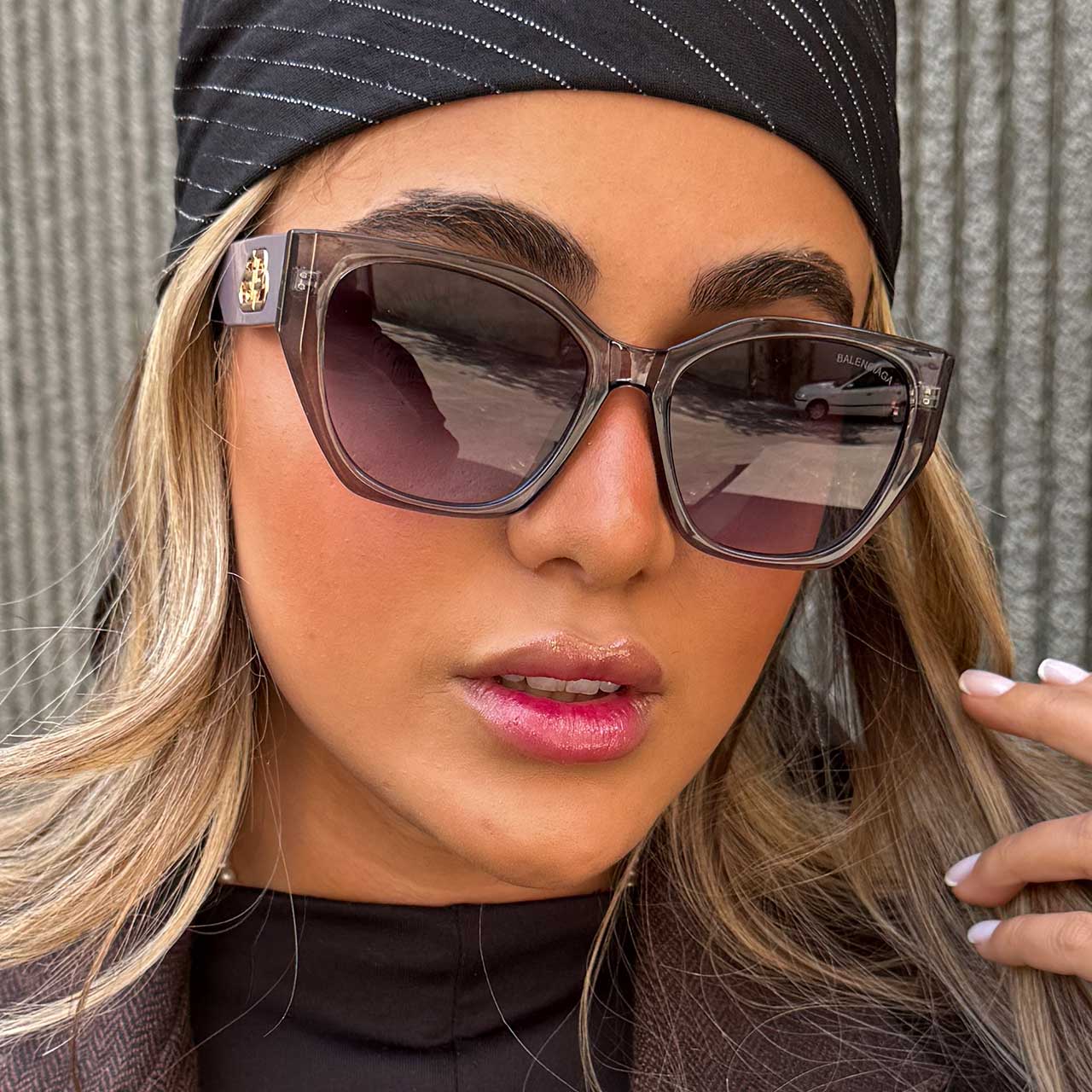 عینک آفتابی زنانه بالنسیاگا کد Balenciaga 88028 — تصویر ۴