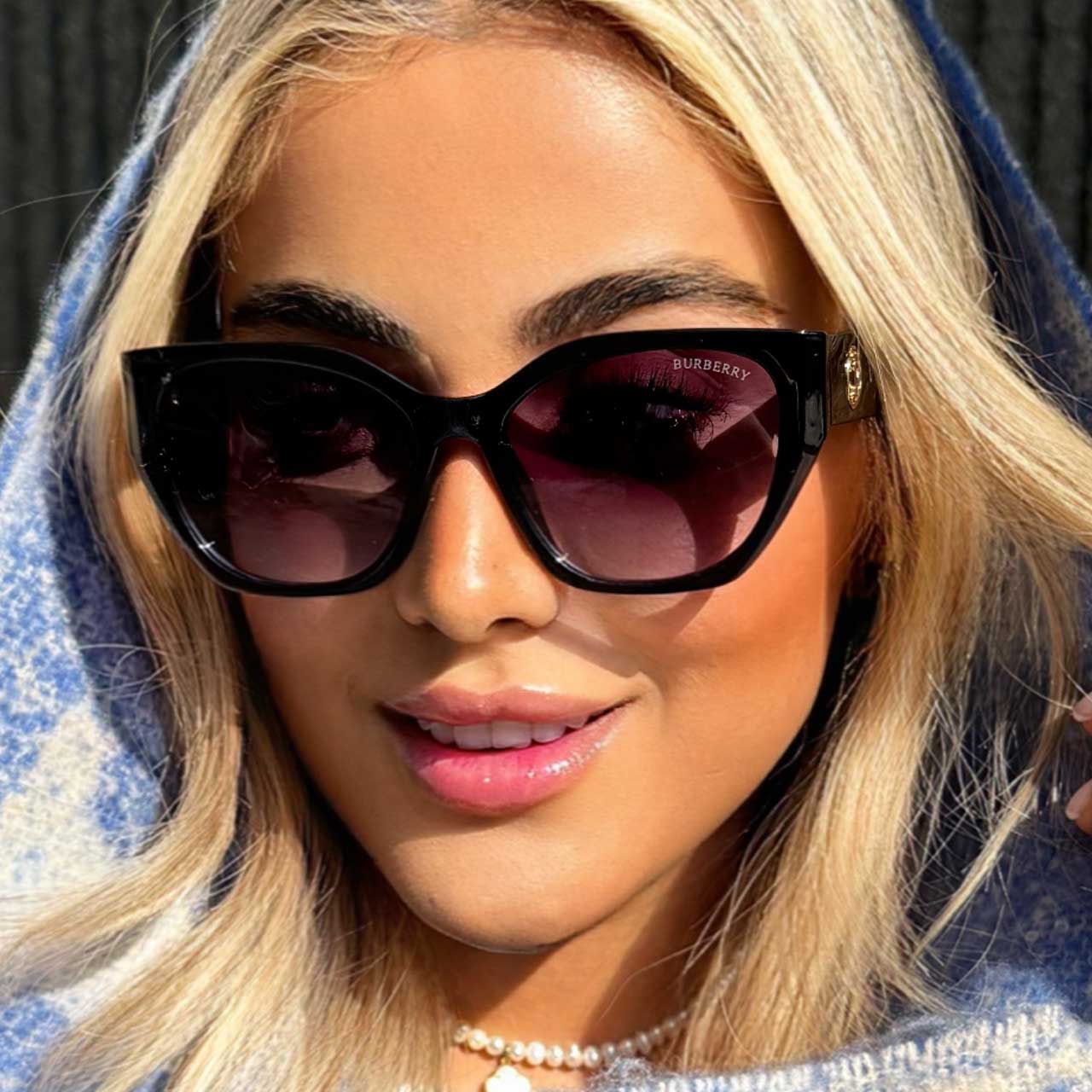 عینک آفتابی زنانه بربری کد Burberry 88009 — تصویر ۳