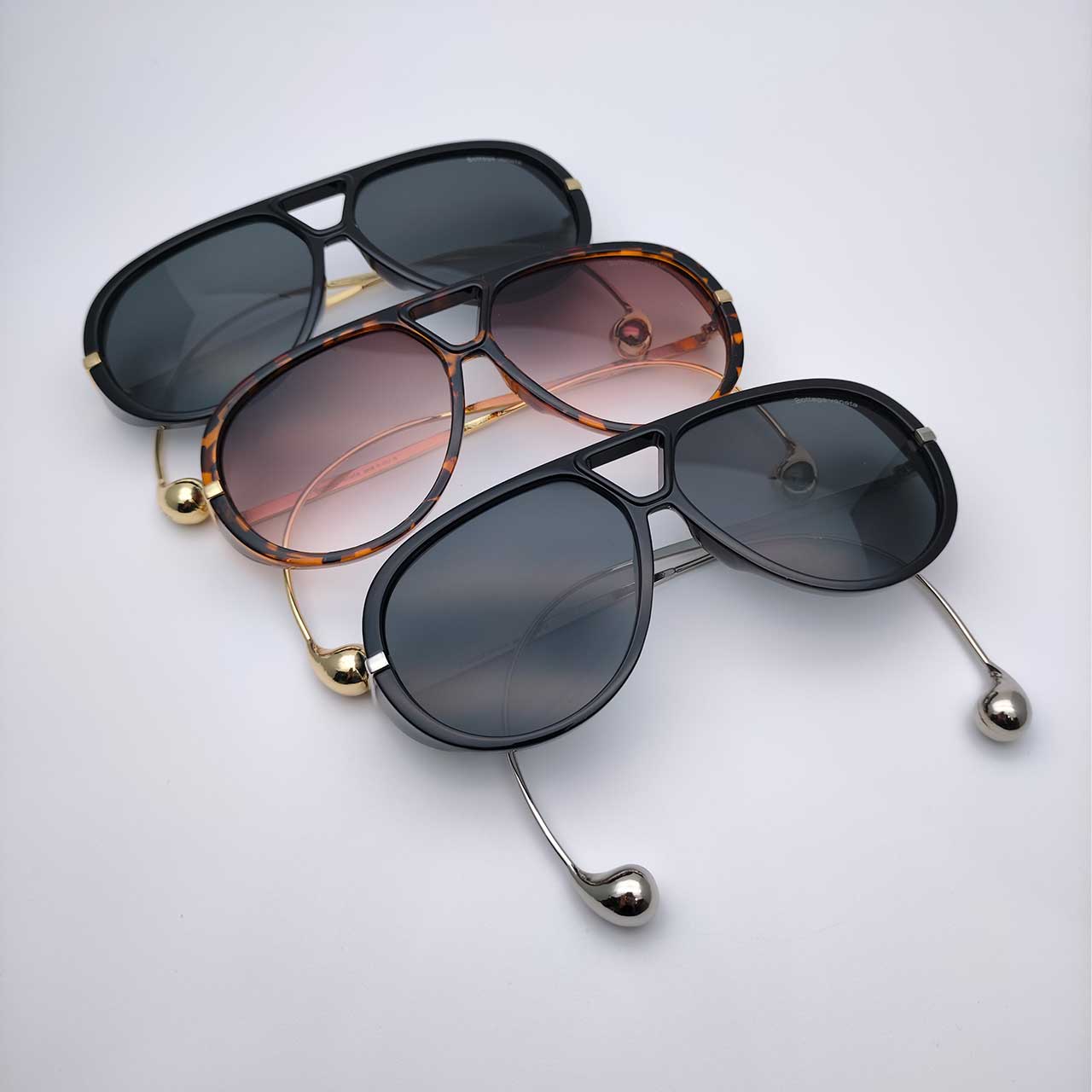 عینک آفتابی بوتگا ونتا کد Bottega Veneta 86143 — تصویر ۵