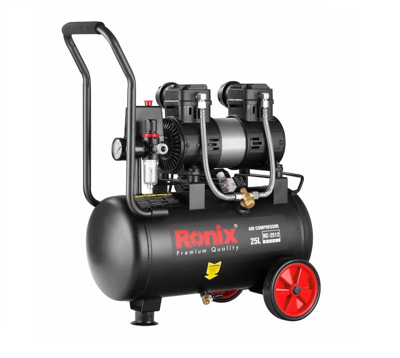 کمپرسور باد 25 لیتری بی صدا رونیکس مدل RC-2512
