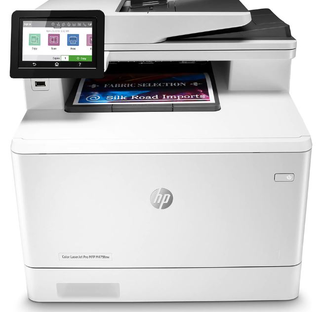 پرینتر لیزری چهارکاره اچ پی مدل Color LaserJet Pro M479fnw آکبند واقعی