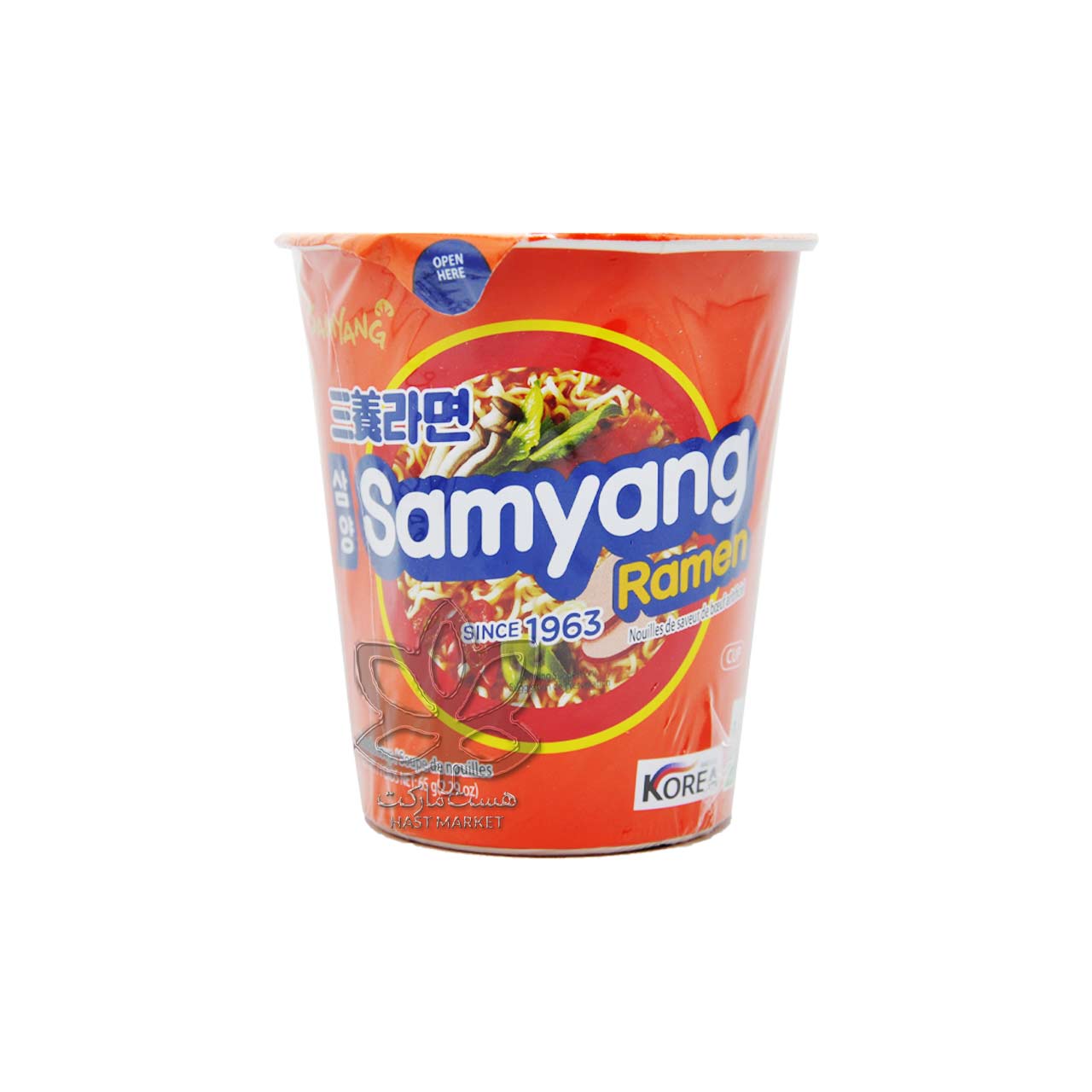 نودل کره ای ( رامن ) ۱۹۶۳ اورجینال ۶۵ گرم لیوانی سامیانگ – samyang