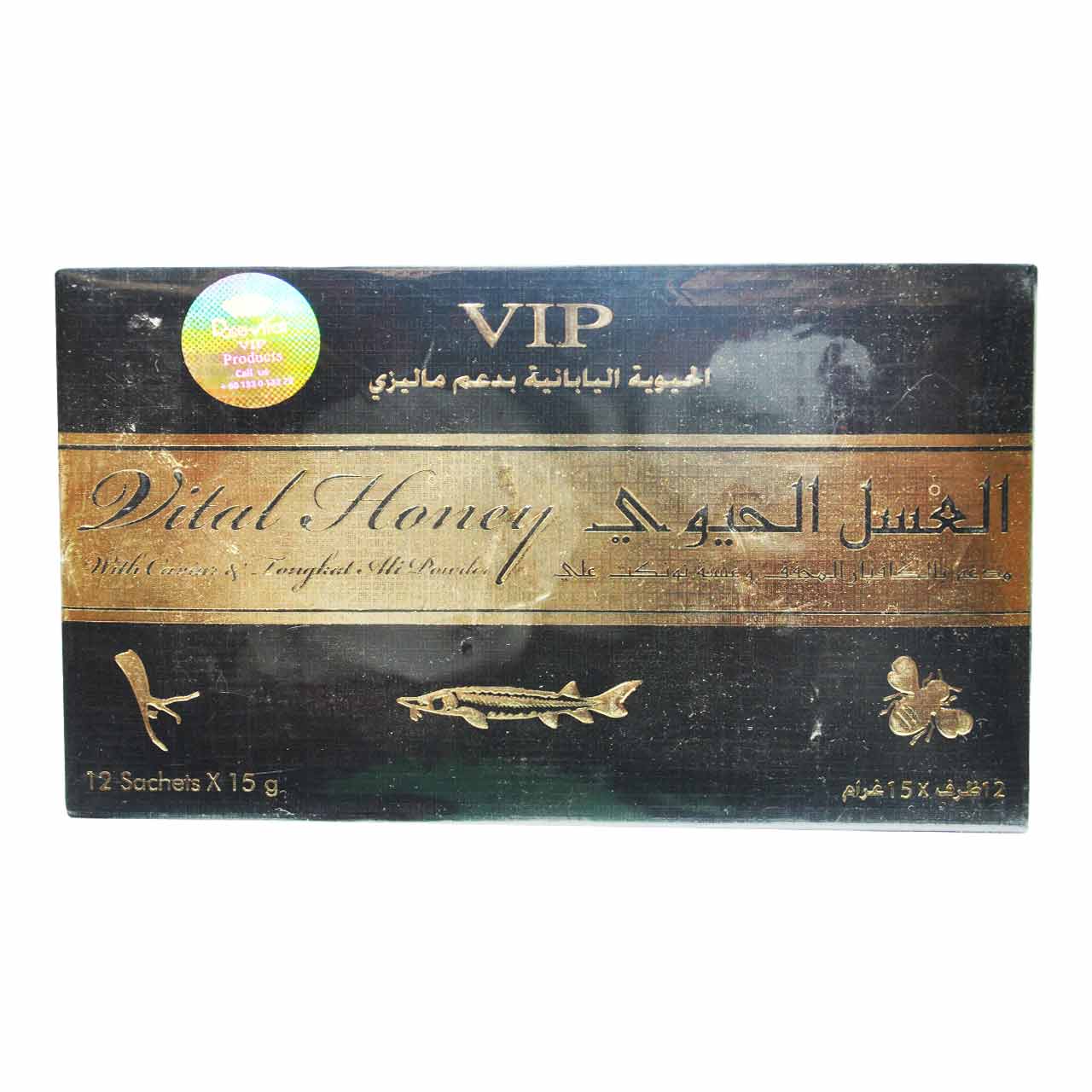 عسل تقویتی ملکه ۱۲ ساشه ای وی آی پی – VIP — تصویر ۲