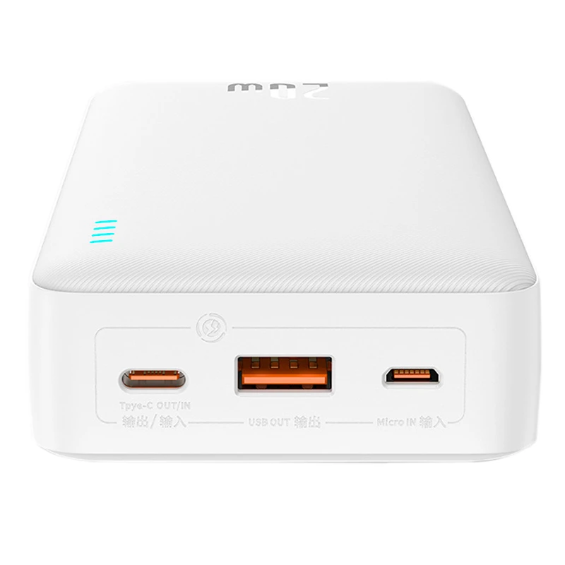 پاور بانک فست شارژ 20000 باسئوس Baseus Airpow PPAP20K DZ-JD1 PPQD010002 QC3 PD 20W — تصویر ۷