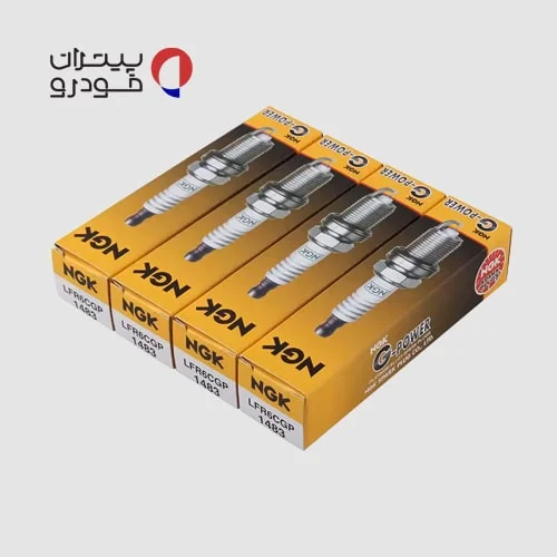 شمع NGK 1483 پایه بلند پلاتینیوم LFR6CGP — تصویر ۵