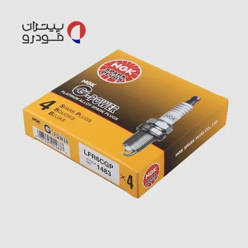 شمع NGK 1483 پایه بلند پلاتینیوم LFR6CGP — تصویر ۶