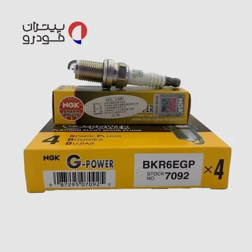 شمع NGK 7092 پایه کوتاه BKR6EGP — تصویر ۵