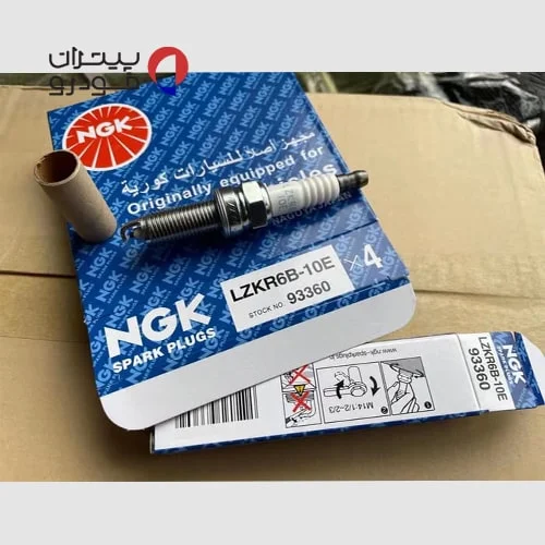 شمع پایه بلند NGK مسی LZKR6B-10E 93360 — تصویر ۷