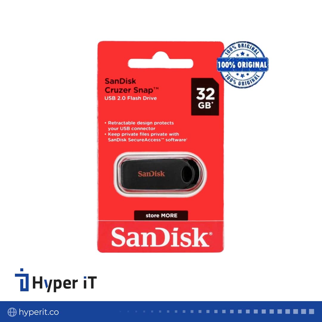 فلش سندیسک مدل Sandisk Cruzer Snap ظرفیت 32G — تصویر ۲