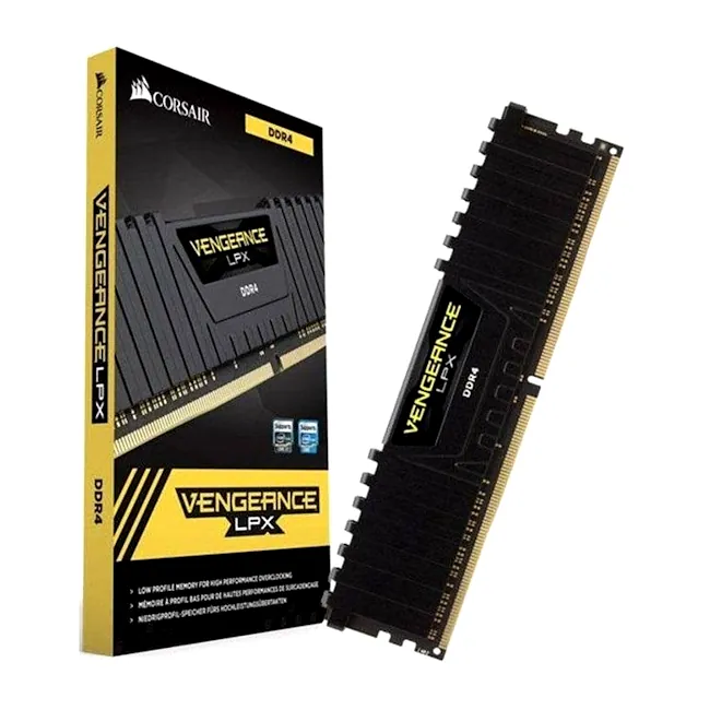 رم کامپیوتر کورسیر تک کاناله مدل Vengeance LPX Single Channel CL16 3200MHz DDR4 8GB تایمینگ CL16