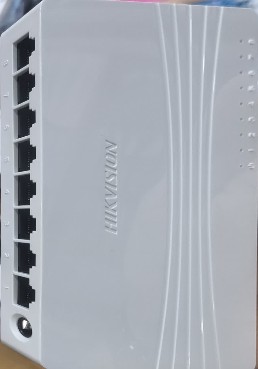 هاب سوییچ گیگابیتی شبکه8 پورت HIKVISION مدل DS-3E0508D-E