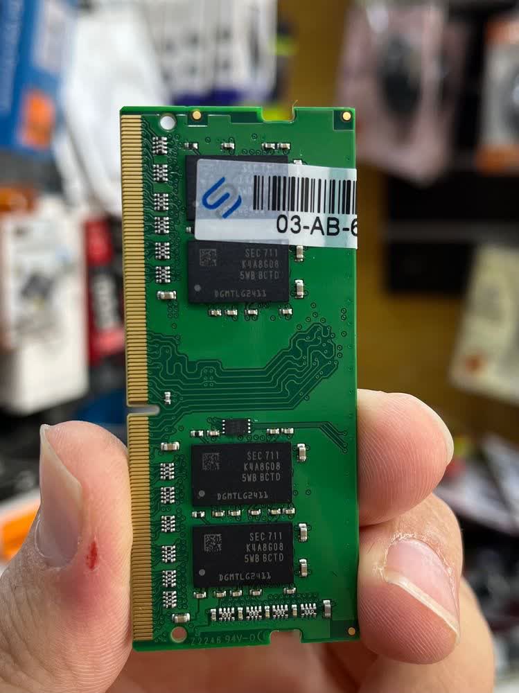 رم لپ تاپ DDR4 – PC4 ظرفیت 8 گیگابایت فرکانس 2666 برند سامسونگ