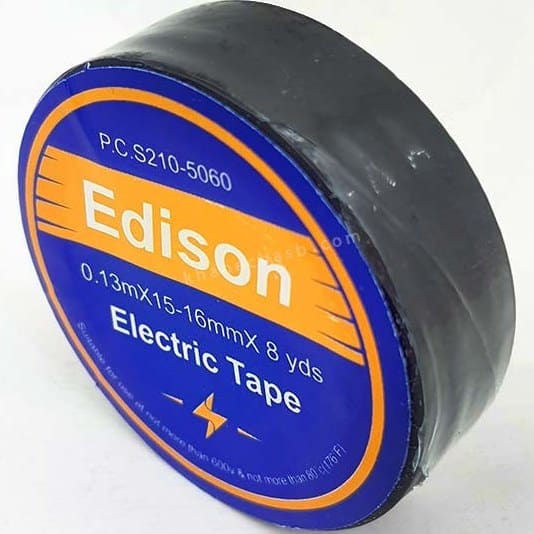چسب برق 8 یارد 16 میل برند EDISON — تصویر ۳
