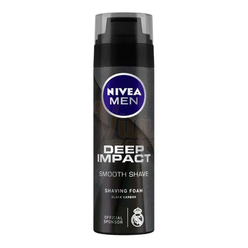 فوم اصلاح نیوا دیپ Deep Black Carbon حجم 200 میل
