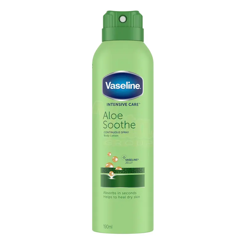 اسپری لوسیون وازلین آلوورا Aloe Soothe حجم 190 میل — تصویر ۴
