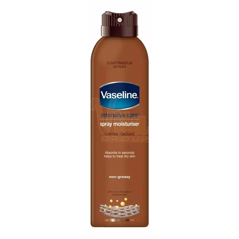 اسپری لوسیون وازلین کاکائو Cocoa Radiant حجم 190 میل — تصویر ۲