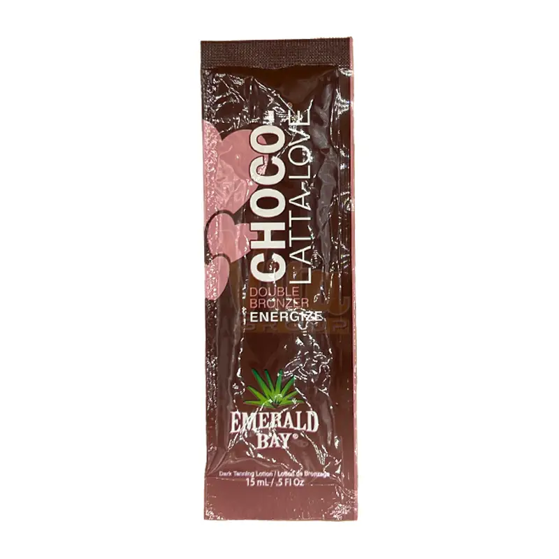 لوسیون سولار ساشه ای Emerald Bay Choco Latta Love حجم 15 میل — تصویر ۲