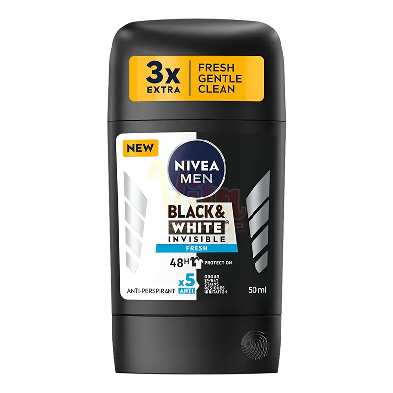 مام استیک مردانه نیوا Black & White Fresh حجم 50 میل