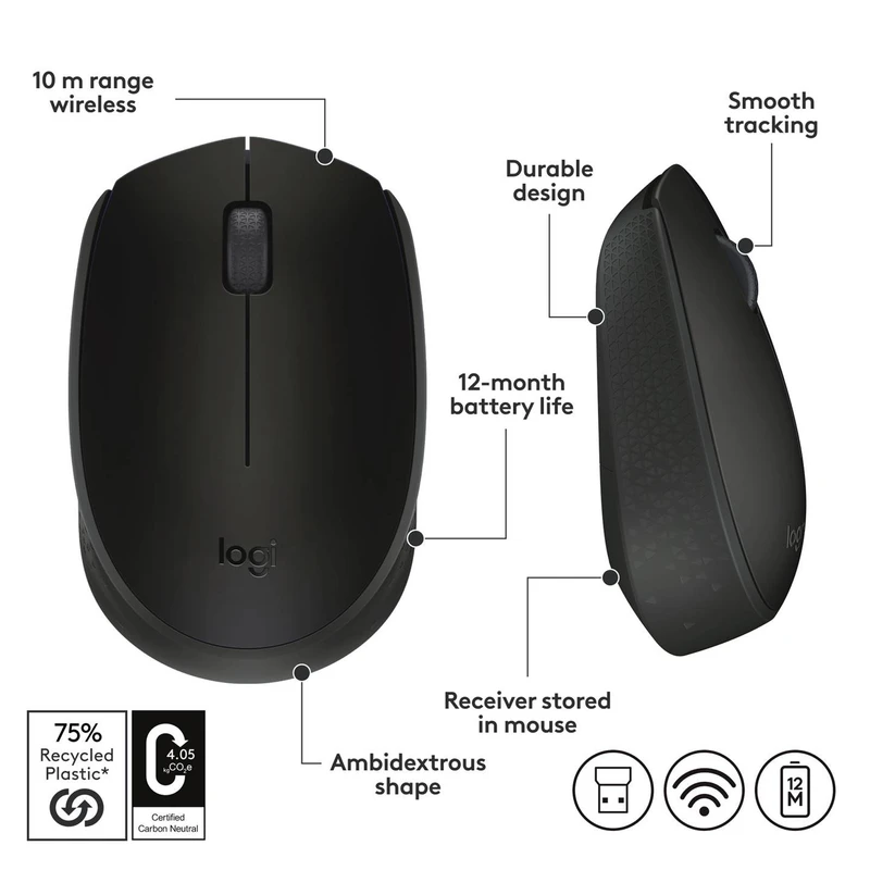 Logitech M171 Wireless Mouse — تصویر ۴