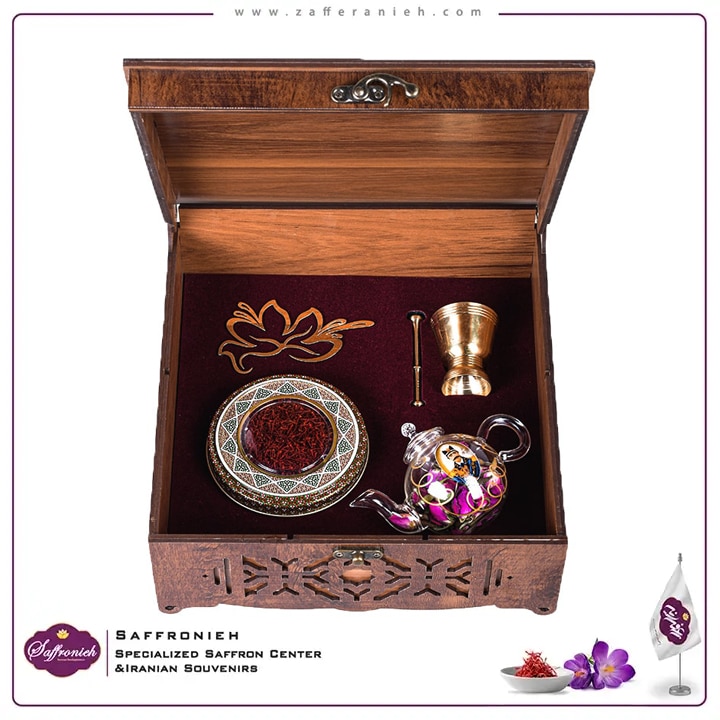 پک چوبی هدیه مدل گلسار کد Pz106 — تصویر ۳