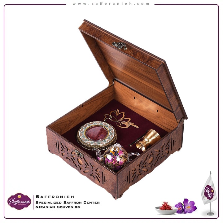 پک چوبی هدیه مدل گلسار کد Pz106 — تصویر ۲