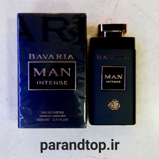 ادکلن فراگرانس وورد باواریا من اینتنس FRAGRANCE WORLD BAVARIA MAN INTENSE (حجم 100میل)