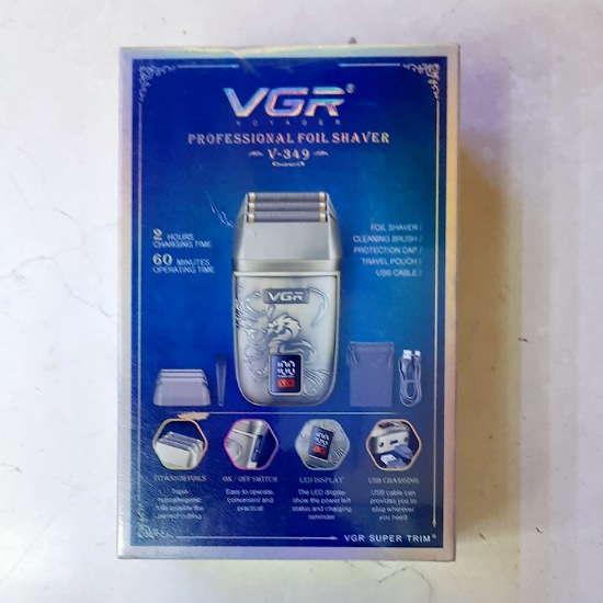 ماشین اصلاح (شیور صورت و بدن) وی جی آر مدل VGR V-349 اورجینال — تصویر ۳