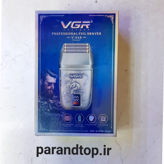 ماشین اصلاح (شیور صورت و بدن) وی جی آر مدل VGR V-349 اورجینال — تصویر ۲