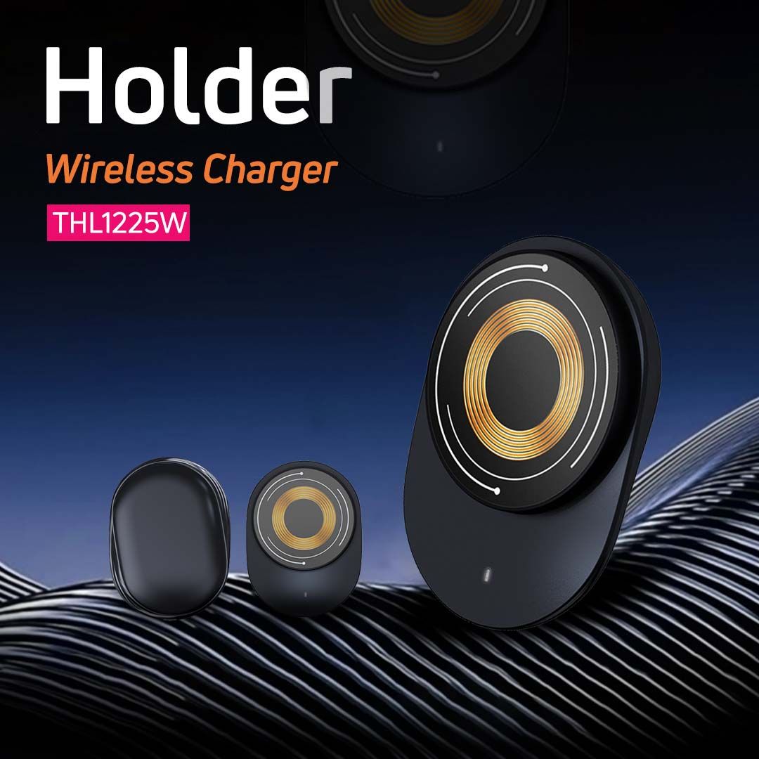 پایه نگهدارنده و شارژر بی سیم گوشی موبایل تسکو مدل TSCO THL1225W — تصویر ۳