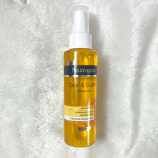 اسپری تونر پاک کننده صورت زردچوبه نوتروژینا Neutrogena Soothing Clear (حجم 125میل) اورجینال — تصویر ۲