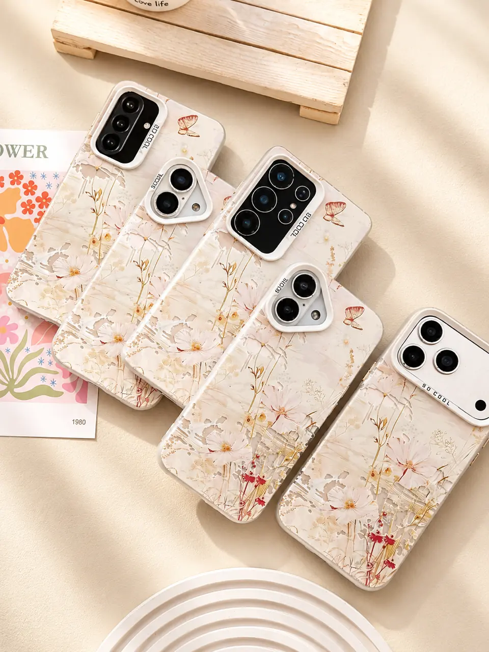 قاب SoCool Butterfly Bloom (کدC2248)