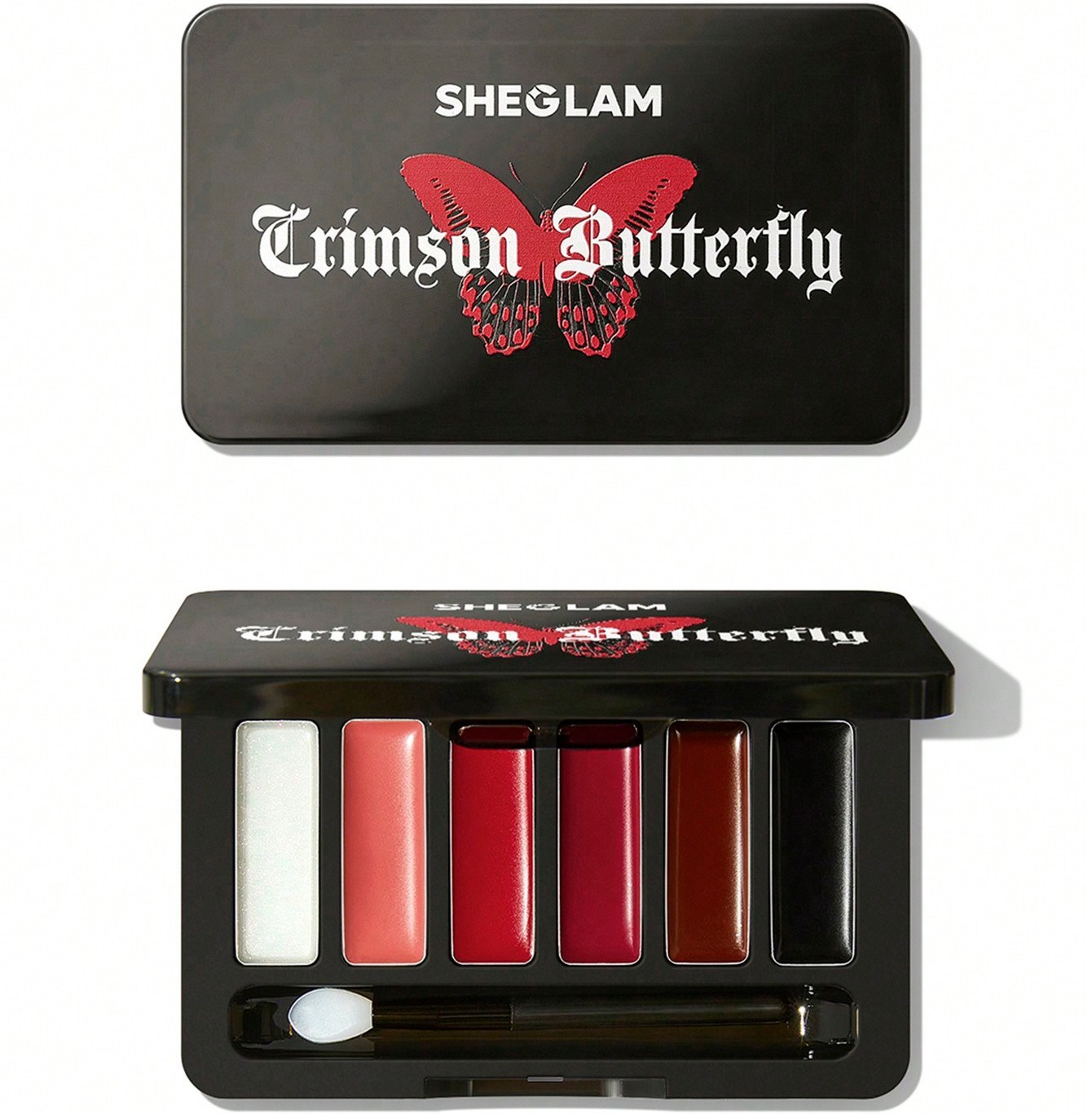 پالت رژلب براق crimson butterfly شیگلم — تصویر ۲