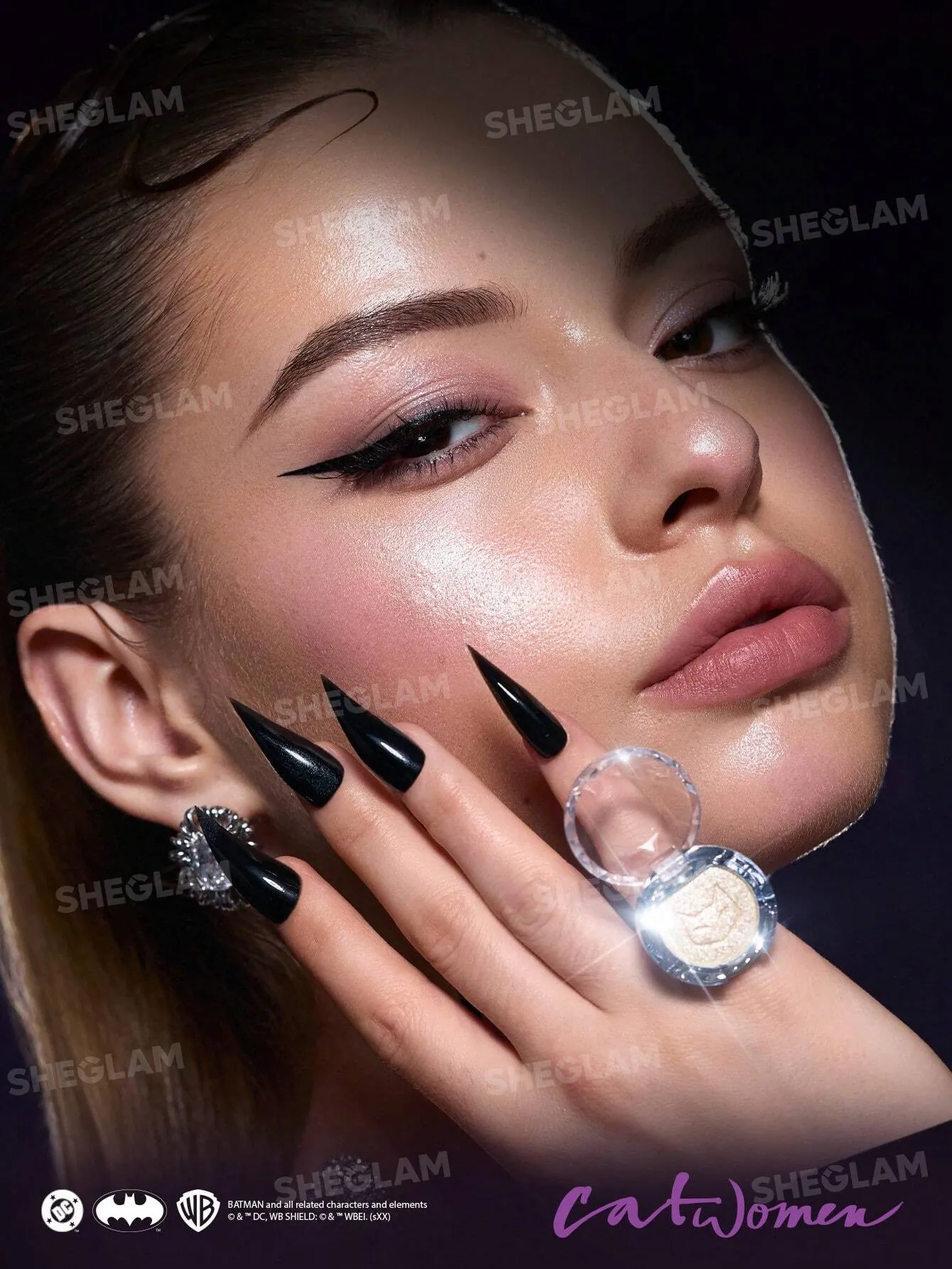 هایلایتر انگشتری شیگلم مدل زن گربه ای CATWOMAN — تصویر ۶