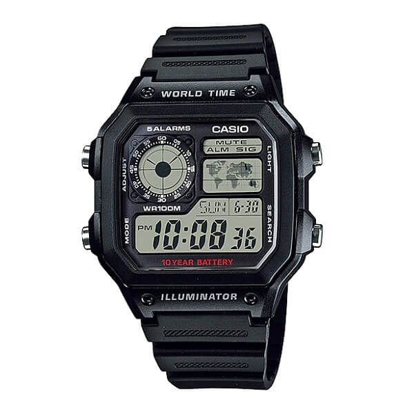 ساعت مچی مردانه کاسیو مدل CASIO AE-1200WH-1AVDF