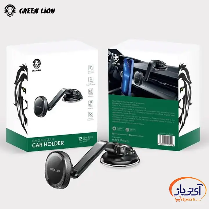 هولدر موبایل گرین لاین مدل Halo Magsafe 2 Car Holder — تصویر ۶