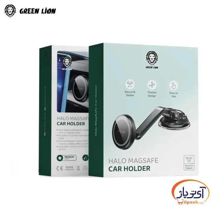 هولدر موبایل گرین لاین مدل Halo Magsafe 2 Car Holder — تصویر ۵