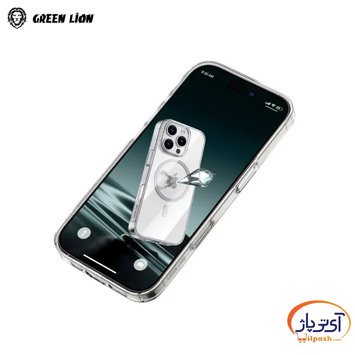 گارد مگسیف گرین لاین Magsafe Delgado گوشی iphone 16 Pro Max — تصویر ۴
