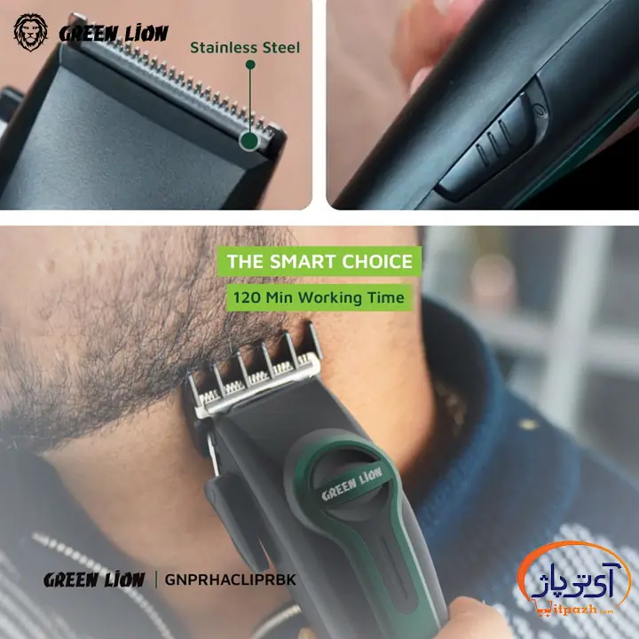 ماشین اصلاح موی سر و صورت گرین لاین Professional Hair Clipper — تصویر ۶