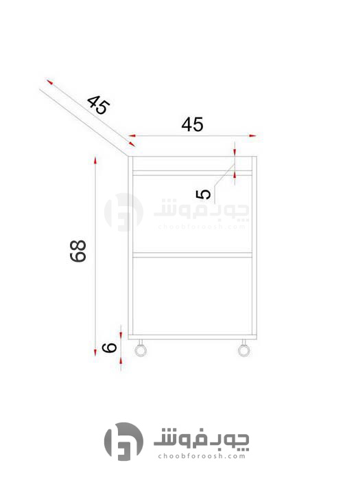 فایل بایگانی چرخ دار مدل F101 — تصویر ۸